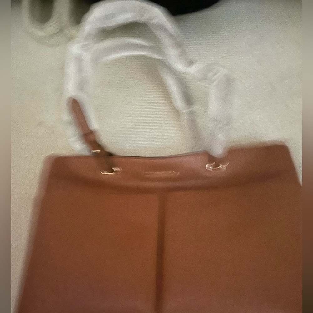 Michael Kors Brown Leather Tote Bag New!!!